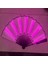 Sarı Glow Katlanır LED Fan Dans Işıkları Gece Gösterisi Dj Floresan Bar Gece Kulübü Parti Hediyeler Düğün Dekorasyon Renk Değiştirme Fan (Yurt Dışından) 5