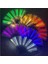 Mavi Jartiyer Glow Katlanır LED Fan Dans Işıkları Fan Gece Gösterisi Floresan Bar Gece Kulübü Parti Hediyeleri Karanlıkta Glow Cadılar Bayramı Dekorasyon (Yurt Dışından) 4