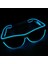 Bir LED Glow Güneş Gözlüğü Gözlük Moda Neon Işık Up Glow Rave Light Up Kostümleri Glow Parti Malzemeleri Cadılar Bayramı Dekorasyon (Yurt Dışından) 2