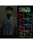 Tip 25 Mor DC3V-SES Aktif Işıklı Parti Panjur Gözlükleri El Tel Kravat Papyon LED Moda Bekarlığa Veda Partisi Güneş Gözlüğü Disco Glow Malzemeleri Için Şekilli Gözlük (Yurt Dışından) 3