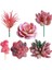 29 Yapay Succulents Yeşil Akın Bitki Kaktüs Sahte Çiçek Masaüstü Manzara Festivali Düğün Ev Bahçe Dekorasyonu (Yurt Dışından) 3