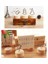 FLOWER-10PCS 10 Adet/paket Yaratıcı El Sanatları Ahşap Koltuk Kart Tutucu Demir Sanat Not Tutucu Karikatür Kartvizit Tutucu Ev Dekorasyon Süsler (Yurt Dışından) 4