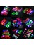 Rastgele Color6 10 Adet Yetişkin Çocuklar LED Gözlük Light Up Parti Güneş Gözlüğü Glow Panjur Deklanşör Neon Flaş Karnaval Cosplay Doğum Günü Düğün Noel (Yurt Dışından) 2
