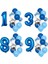 Mavi 0 12 Adet Mavi Numarası Folyo Lateks Balonlar Çocuklar Için Doğum Günü Partisi Balon Dekorasyon 1 2 3 4 5 6 7 8 9 Yaşında Çocuk Doğum Günü (Yurt Dışından) 2