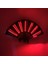 6 V Soğuk Beyaz LED Fan Yanıp Sönen Katlanır Dans Işıkları Fan Gece Gösterisi Aydınlık Dj Floresan Bar Club Glow Parti Malzemeleri Renk Değiştiren Fan (Yurt Dışından) 4