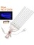 Mavi F2004 Abd Plug 30CM Su Geçirmez Meteor Yağmuru Yağmur 8 Tüp LED Dize Işıklar 30CM / 50CM Açık Hava Tatili Noel Dekorasyon Ağacı Ab / Abd / Au / Ingiltere Tak (Yurt Dışından) 1