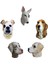 Basset Hound Maskesi Lateks Hayvan Gerçekçi Boğa Köpek Labrador Pit Bull Basset Hound Alman Çoban Köpeği Sahne Parti Maskeleri (Yurt Dışından) 4