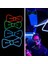 Beyaz Yay Karanlıkta Glow LED Papyon Aydınlık Yanıp Sönen Kravat Doğum Günü Partisi Düğün Noel Dekorasyon Cadılar Bayramı Cosplay Kostüm (Yurt Dışından) 3