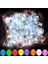 Mavi 50 Adet 50 Adet LED Balon Işıkları Çok Renkli LED Işık Mini Yuvarlak Top Lamba Kağıt Fener Balon Için Kapalı Açık Parti Doğum Günü Deco (Yurt Dışından) 2