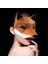 Turuncu Tilki Yarım Yüz Kağıt Modeli Maskesi 3D Papercraft Yetişkin El Yapımı Dıy Zanaat Cadılar Bayramı Masquerade Balo Parti Hediyeler Oyuncak (Yurt Dışından) 3