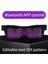 D Sihirli Bluetooth Aydınlık Gözlük App Kontrolü LED Parti Gözlüğü Kalkanı USB Şarj Dıy App Kontrolü Çok Dilli Hızlı Flaş LED (Yurt Dışından) 5