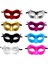 26 20 Adet Kadın Erkek Masquerade Maskesi Balo Retro Desen Düz Renk Maskeleri Mardi Gras Kostüm Partisi Paskalya Düğün Doğum Günü Cadılar Bayramı (Yurt Dışından) 1