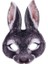 Siyah Maske Karikatür Gömme Yüz Süs Dekoratif Giydirme Eva Hafif Paskalya Masquerade Tavşan Parti Malzemeleri Odası Dekor (Yurt Dışından) 1