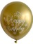 Tozlu Şarap 10 Adet 12 Inç Krom Metalik Lateks Balonlar Mutlu Yıllar Baskılı Desen Balon Helyum Metal Globos Doğum Günü Partisi Süslemeleri (Yurt Dışından) 3