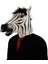 Bir Zebra Maskesi Lateks Tam Kafa Zebra Maskesi Cadılar Bayramı Gerçekçi Süslü Elbise Parti Hayvan Cosplay Karnaval Kostüm Aksesuarları Tiyatro Sahne (Yurt Dışından) 3