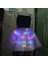 2-8 Yıl Kızlar Için Siyah Glow Kız Kadın Yıldız LED Tutu Işık Etek Doğum Günü Partisi Kostüm Topu Düğün LED Elbise Bale Giyim Noel Cadılar Bayramı (Yurt Dışından) 2