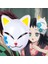 Stil 2 Anime Iblis Avcısı Komutanı Tanjirou Sabito Makomo Cosplay Maskeleri Cadılar Bayramı Tilki Maskesi Parti Kostüm Sahne Aksesuarları Hediye S (Yurt Dışından) 4