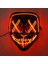 Kırmızı Neon Işık LED Maske LED Cadılar Bayramı Korkunç Maske Cosplay Parti Maskesi Masquerade Maskeleri Cadılar Bayramı Kostüm Karnaval Glow Parti Sahne (Yurt Dışından) 1