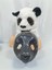 Panda Dıy Hayvan Hareketli Ağız Boş Maske Kalıp Dıy El Yapımı Kurt Kalıp Seti Paketi Kendi Cadılar Bayramı Maskenizi Yapın (Yurt Dışından) 1