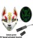 Limon Yeşili 2 Yeni Aydınlık Cadılar Bayramı Partisi Maskesi El Tel Parlayan Maske Japon Anime Cosplay Karnaval Parti Malzemeleri Için LED Kostüm Tilki Maskesi (Yurt Dışından) 2
