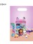10 Adet Ganimet Çantası Gabby Dollhouse Kedi Tek Kullanımlık Parti Çatal Kağıt Tabak Afiş Masa Örtüsü Kız Bebek Duş Hediye Doğum Günü Dekor Kiti Malzemeleri (Yurt Dışından) 1