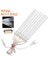 Beyaz F2002 Birleşik Krallık Tak 50CM Su Geçirmez Meteor Yağmuru Yağmur 8 Tüp LED Dize Işıklar 30CM /50CM Dış Mekan Tatili Noel Dekorasyon Ağacı Için Ab/abd/au/ingiltere Tak (Yurt Dışından) 1
