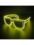 Pl2 Glow Parti Gözlükleri Için LED Güneş Gözlüğü Karanlıkta Parlayan Yanıp Sönen Mozaik UV400 Gözlük Unisex Hediye Oyuncak LED Işıklı Gözlük (Yurt Dışından) 4