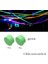 2 Rulo Kağıt Bant B Neon Floresan Parti Malzemeleri Neon Balon Karanlıkta Glow Banner Kağıt Çelenk Süslemeleri Düğün Doğum Günü Blacklight Parti (Yurt Dışından) 2