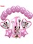 BALON-13PCS Disney Minnie Mouse 1st Doğum Günü Dekor Bebek Kız Iyilik Parti Dekoru Kız Bebek Için Diy Doğum Günü Balon Dekor Bebek Duş Hediyeleri (Yurt Dışından) 2