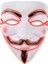V Kırmızı Cadılar Bayramı Maskesi Sevimli Kedi Tilki Vendetta El Tel Maske Parlayan Dans Karnaval Parti Maskeleri Için Yanıp Sönen Cosplay LED Neon Kostüm Maskesi (Yurt Dışından) 1