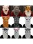 Siyah Köpek Hareketli Ağız Tilki Maskesi Cadılar Bayramı Kostüm Cosplay Parti Ağız Taşıyıcı Kurt Maskeleri Hayvan Panda Husky Orangutan Yapay Kürk Maskesi (Yurt Dışından) 2