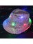 Stil 4 Çocuk Çocuklar Yetişkin LED Flaş Payetler Fedora Şapka Işık Caz Kap Gözlük Kravat Yay Glow Neon Parti Doğum Günü Düğün Paskalya (Yurt Dışından) 4
