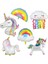 15 Adet J 1 Takım Unicorn Parti Balonları Doğum Günü Balon Unicorn Dekorasyon Lateks Konfeti Balon Doğum Günü Partisi Dekorasyon Balonları Çocuklar (Yurt Dışından) 5