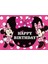 Stıl 10 1 Adet Minnie Mouse Fotoğraf Backdrop Minnie Doğum Günü Arka Plan Prenses Kız Pembe Dekorasyon Bebek Duş Parti Malzemeleri (Yurt Dışından) 5