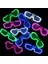 Kırmızı 10 Adet 10/20/30/40/50 Adet Karanlıkta Glow LED Gözlük Light Up Güneş Gözlüğü Neon Parti Çocuklar Yetişkinler Için Glow Gözlük Şekeri Parti Kaynağı (Yurt Dışından) 3