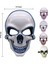 Mor Neon Maske LED Işık Up Parti Maskeleri Tasfiye Seçim Yılı Büyük Komik Maske Festivali Cosplay Kostüm Malzemeleri Glow Koyu (Yurt Dışından) 3