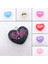 A2 10 Adet Glitter Mektup Kart Kalp Kolye Kolye Öp Beni Kalp Charms Kolye Dekorasyon Bilezikler Kolye Küpe Anahtar (Yurt Dışından) 3