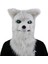 Beyaz Kurt Hareketli Ağız Tilki Maskesi Cadılar Bayramı Kostüm Cosplay Kurt Köpek Maskeleri Peluş Taklit Kürk Gerçekçi Hayvan Maskesi Cadılar Bayramı Partisi Sahne (Yurt Dışından) 1