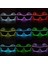Sarı 3 Glow Neon Rave Gözlük El Tel Yanıp Sönen LED Güneş Gözlüğü Light Up Kostümleri Glow Parti Malzemeleri Cadılar Bayramı Dekorasyon (Yurt Dışından) 4