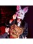 LED Maske 7 Cadılar Bayramı Partisi Korkunç Kanlı Tavşan Ayı Golf Sopası Kılıfı Tavşan Cosplay Maske Cadılar Bayramı Karnaval Kostüm Şapka Prop Dans Masquerade (Yurt Dışından) 5