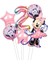 1 Adet Minnie Mouse Folyo Balonlar Mickey 1st Doğum Günü Partisi Süslemeleri Çocuklar Balon Numarası 1 Globos Bebek Duş Konfeti Lateks Top Oyuncak (Yurt Dışından) 5