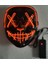 Turuncu Cadılar Bayramı Maskesi Karışık Renkli LED Maske Parti Maskesi Masquerade Maskeleri Neon Maske Karanlıkta Işık Glow Korku Maskesi Parlayan Masker (Yurt Dışından) 1