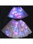 Yeşil 2-7 Yıl Kızlar Için Kadın Kız LED Etek Neon Işık Up Tutu Sahne Dans Glow Doğum Günü Partisi Hediye Çiçek Taç Peri Kostüm Değnek Düğün Cadılar Bayramı (Yurt Dışından) 2