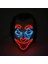 Maske 5 Korku Cadılar Bayramı Neon Maske Palyaço Maskesi Cosplay Parti Kostüm Malzemeleri LED Maske Masque Masquerade Parti Maskeleri Karanlıkta Glow (Yurt Dışından) 1