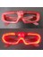Kırmızı 15 Adet 5/10/15/20/30 Adet LED Neon Parti Gözlüğü Light Up Güneş Gözlüğü Karanlıkta Parlayan Çocuklar Için Gözlük Yetişkinler Parti Malzemeleri (Yurt Dışından) 1