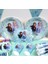 6 Adet Patlamış Mısır Kutusu Disney Dondurulmuş Prenses Tema Doğum Günü Bebek Duş Tabakları Bardak Payet Parti Dekor Çocuklar Kız Parti Malzemeleri Balon Sofra Seti (Yurt Dışından) 5