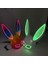 Siyah Maske Tabanı 10 10 Renk LED Glow Karnaval Kadın Cosplay Masquerade Bunny Maske Neon Sevimli Uzun Kulaklar Tavşan Maskeleri Parti Gece Kulübü Bar Malzemeleri (Yurt Dışından) 5