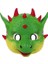 Yeşil Dino Çocuk Dino Parti Maskesi Cosplay Sevimli Hayvan Ejderha Pu Masques Cadılar Bayramı Masquerade Çocuk Doğum Günü Hediyeleri Ev Dekor (Yurt Dışından) 1