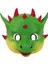 Yeşil Dino Çocuk Dino Parti Maskesi Cosplay Sevimli Hayvan Ejderha Pu Masques Cadılar Bayramı Masquerade Çocuk Doğum Günü Hediyeleri Ev Dekor (Yurt Dışından) 3