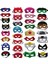 MASK-12PCS Karışık 12PCS Lot Süper Kahraman Hulk Karikatür Çocuk Maskeleri Doğum Günü Partisi Süslemeleri Parti Oyunları Erkek Bebek Maskeleri Kahraman Olmak (Yurt Dışından) 2